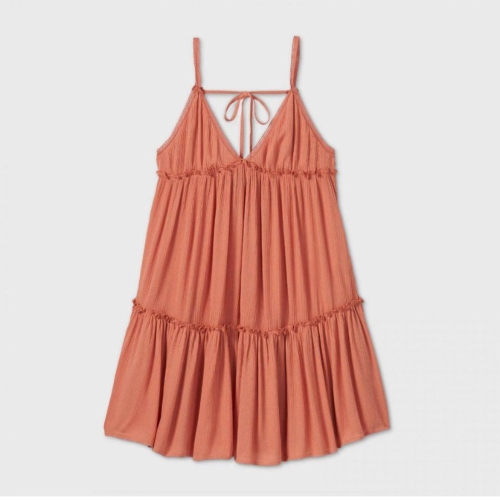 Wild Fable Pinky/Coral Swing Dress